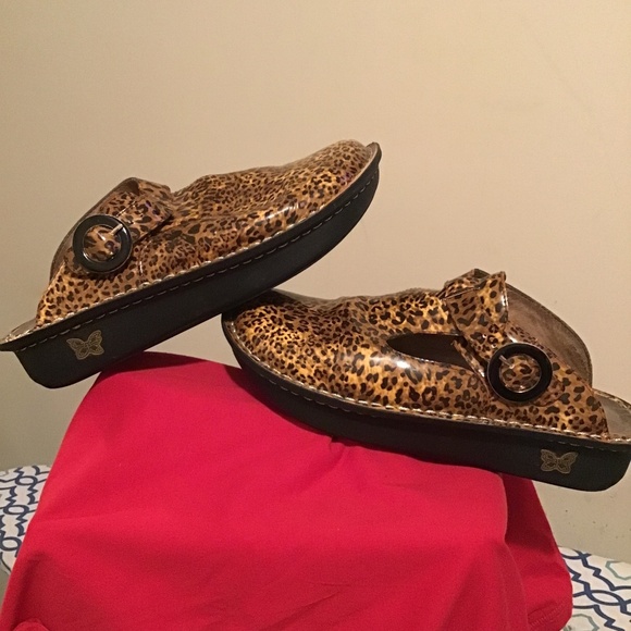 🔥Alegria, women’s leopard print, size 41; great condition, see photos - Picture 1 of 4